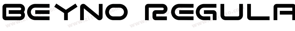 BEYNO Regular字体转换